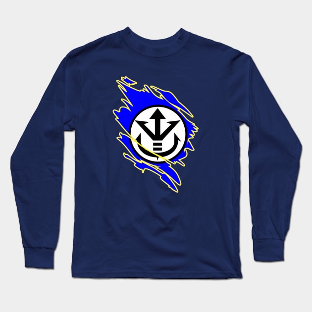 Saiyan royal family Long Sleeve T-Shirt by inkonfiremx